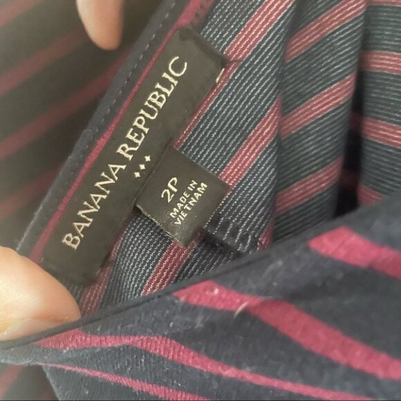 BANANA Republic • Striped Fit And Flair Dress - Picture 5 of 7